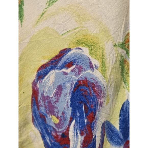 Jams World Tank Top Moss Moonlight Bliss Curved Hi-Lo Hem Women's W655 | L EUC - Picture 9 of 10